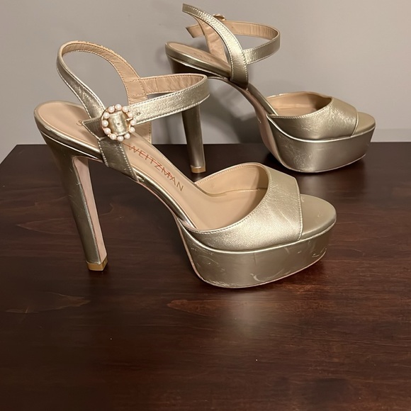 Stuart Weitzman Piper 130 Platform Sandal size 10 - Picture 7 of 9
